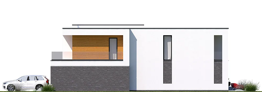 Elewacja boczna prawa