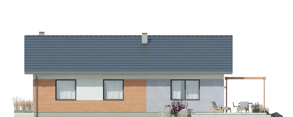 Elewacja boczna lewa