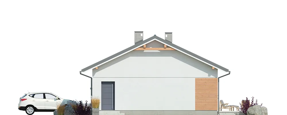 Elewacja boczna prawa