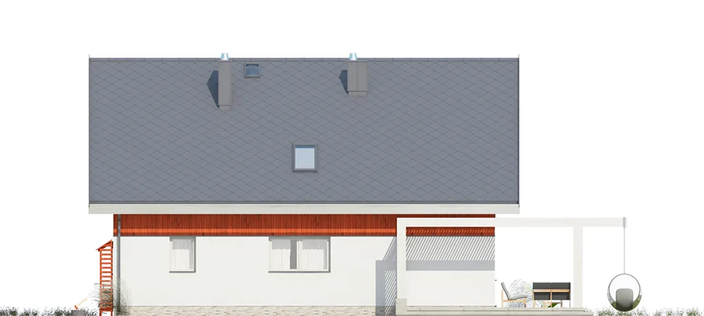 Elewacja boczna lewa