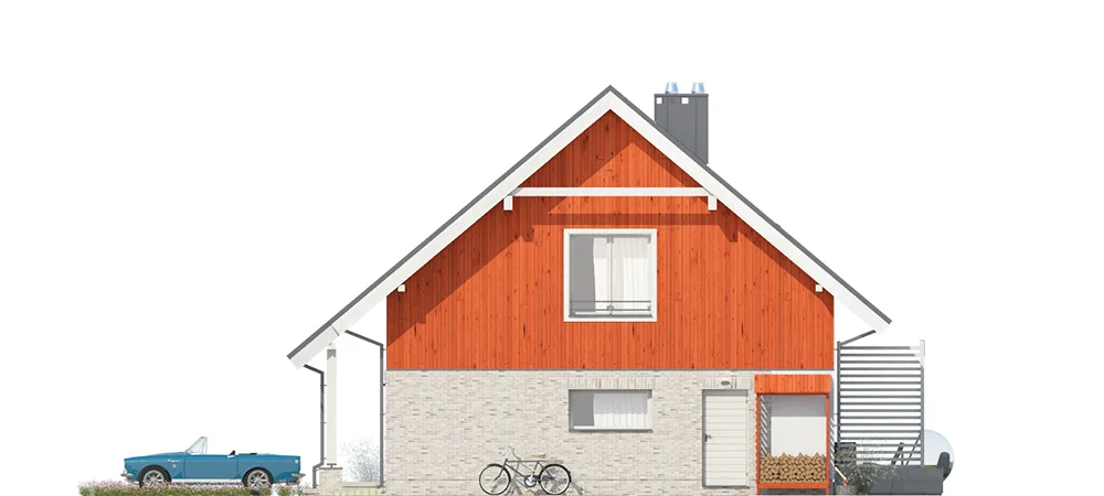 Elewacja boczna prawa