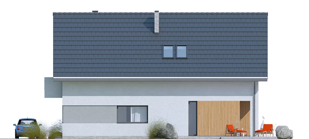 Elewacja boczna lewa