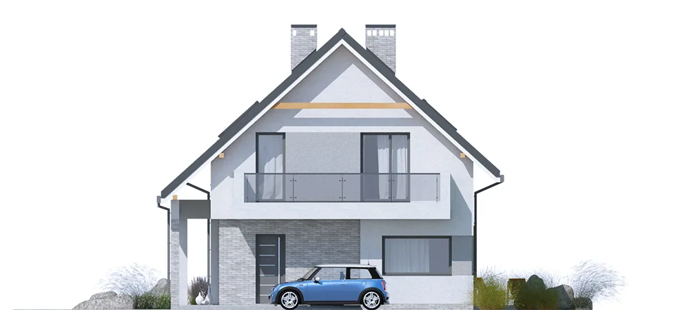 Elewacja boczna prawa