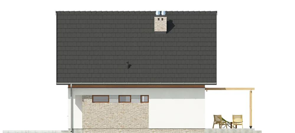 Elewacja boczna prawa