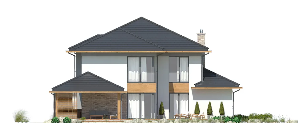 Elewacja boczna lewa