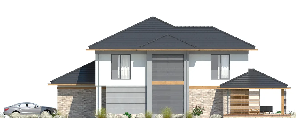 Elewacja boczna prawa