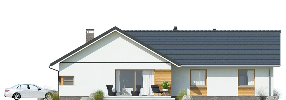 Elewacja boczna prawa