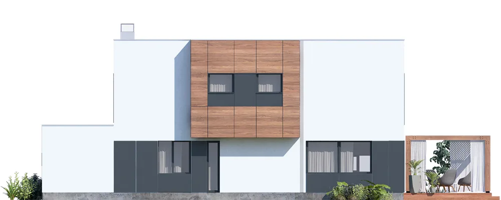 Elewacja boczna lewa