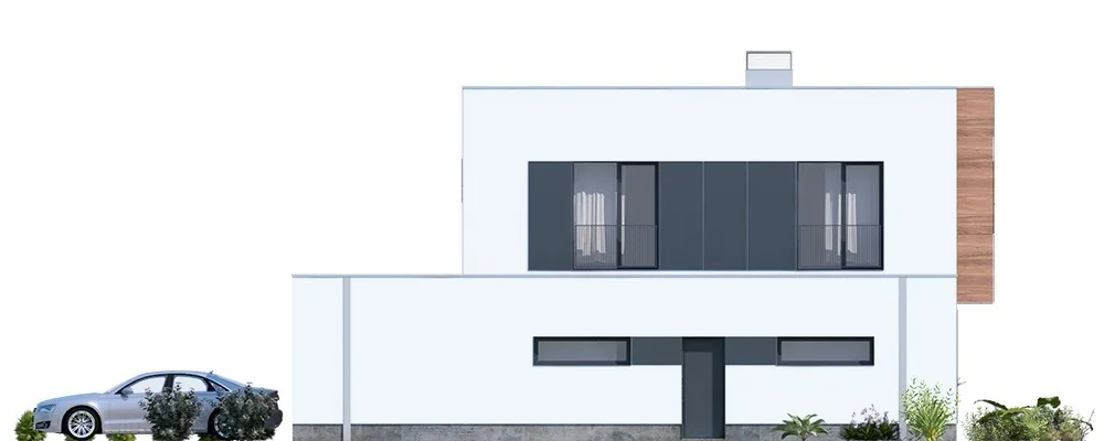 Elewacja boczna prawa