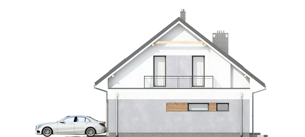 Elewacja boczna prawa