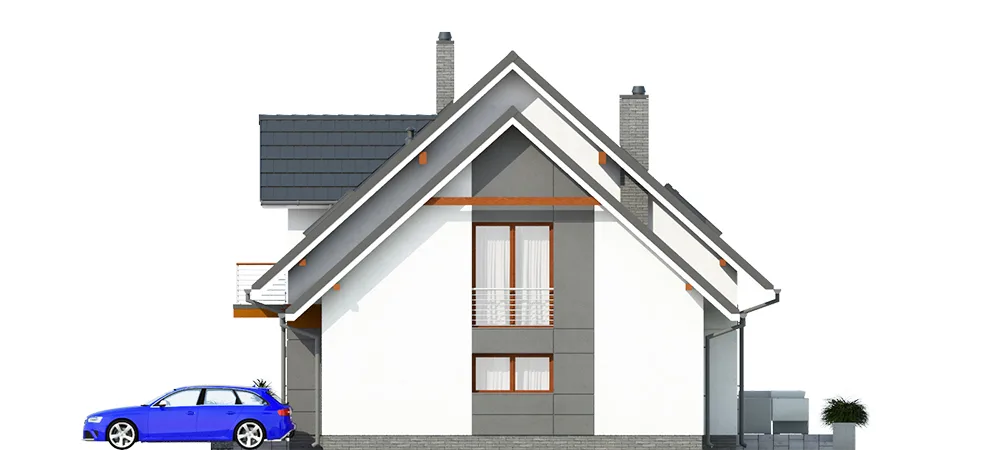 Elewacja boczna prawa