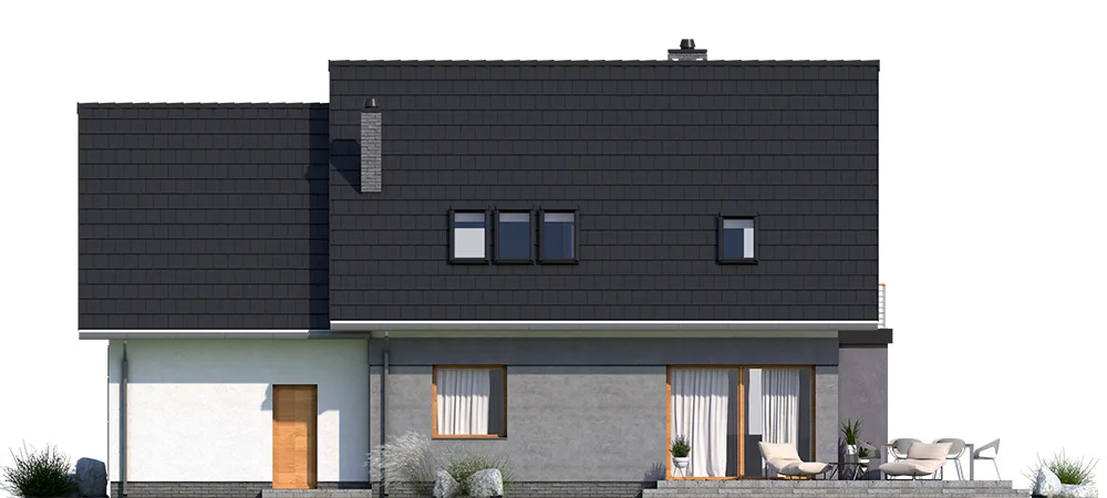 Elewacja boczna lewa