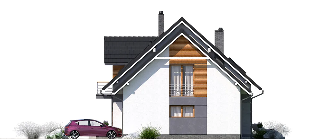 Elewacja boczna prawa