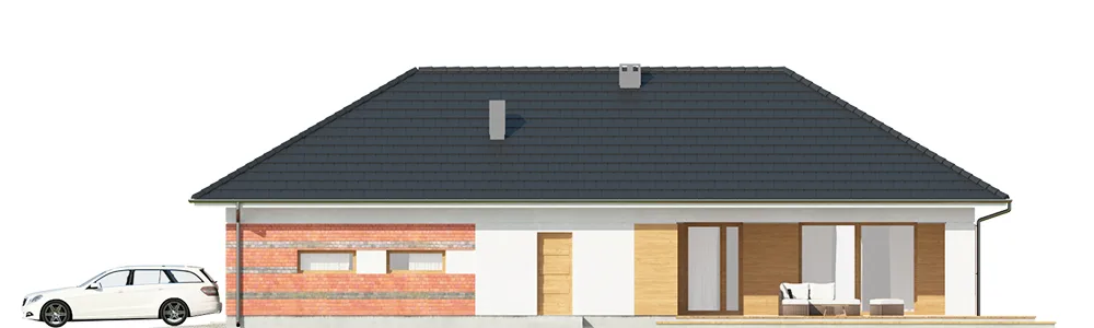 Elewacja boczna prawa