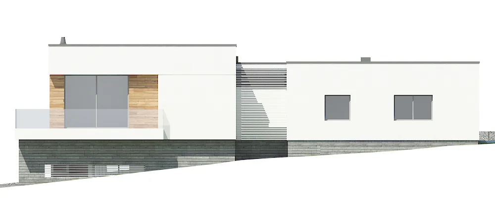 Elewacja boczna lewa