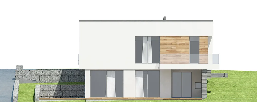 Elewacja boczna prawa