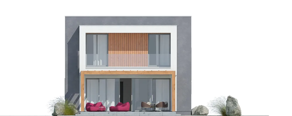 Elewacja boczna lewa