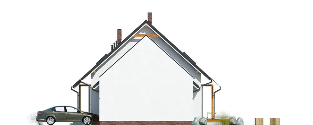 Elewacja boczna prawa