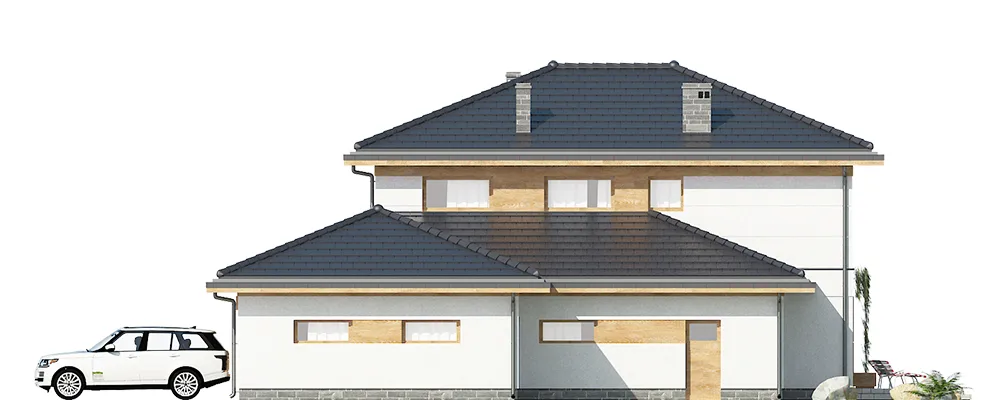 Elewacja boczna prawa