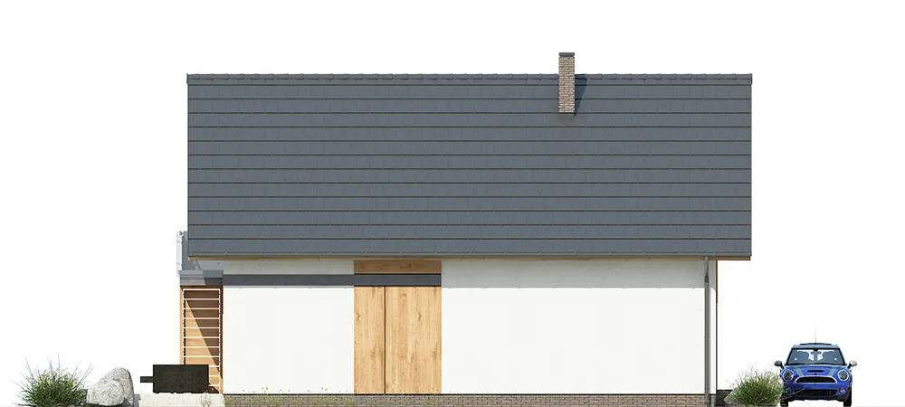 Elewacja boczna lewa