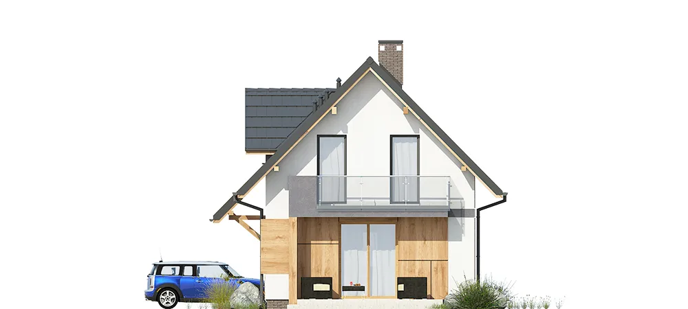 Elewacja boczna prawa