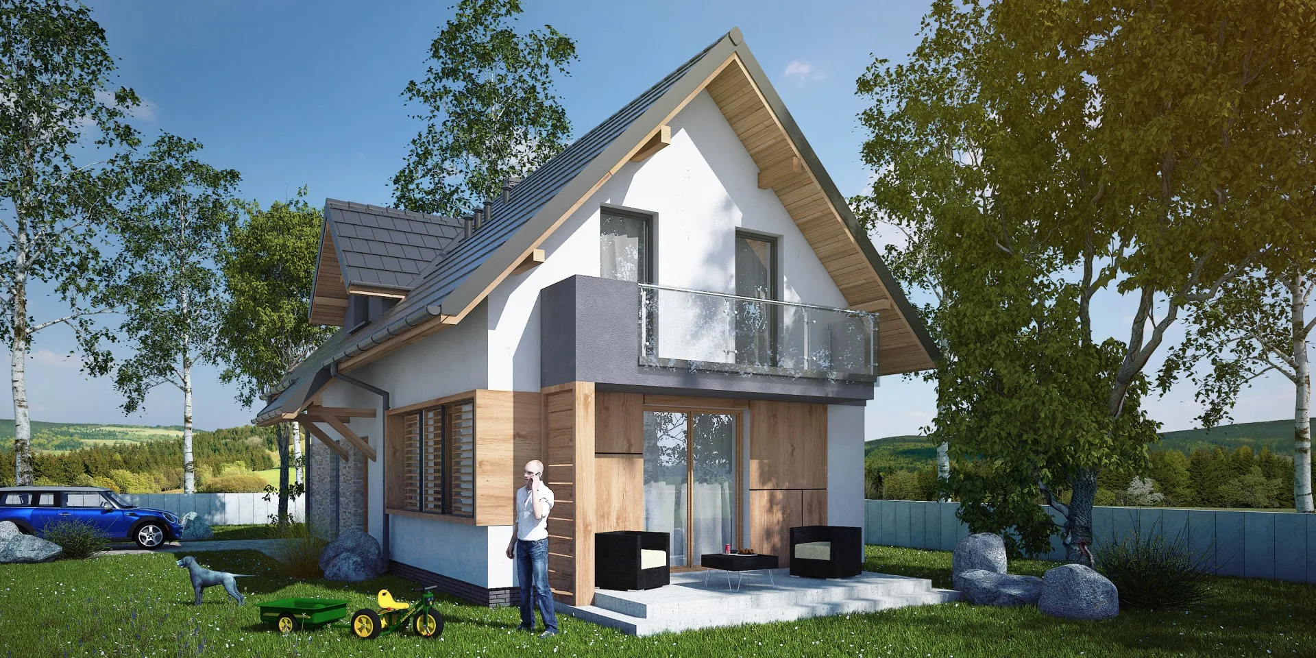 Wizualizacja projektu Exilis I - zdjęcie 3