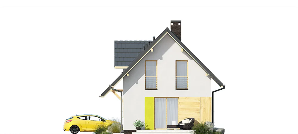 Elewacja boczna prawa