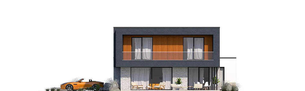 Elewacja boczna prawa