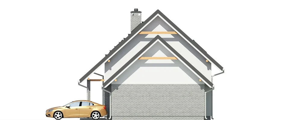 Elewacja boczna prawa