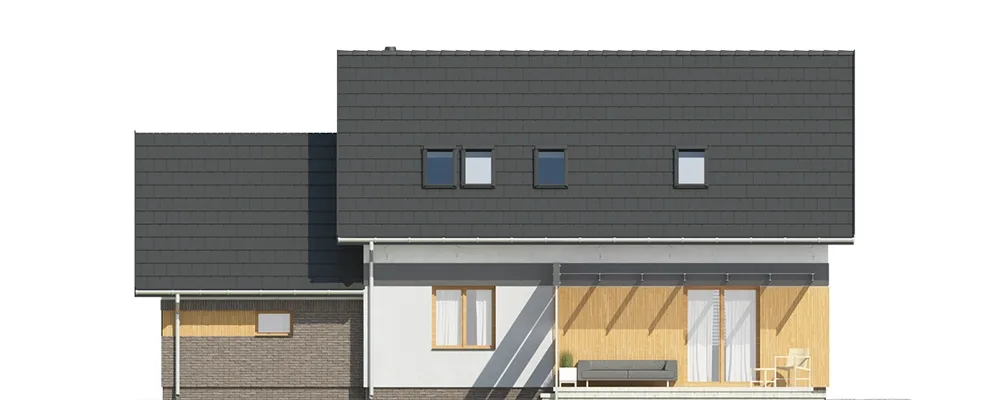 Elewacja boczna lewa