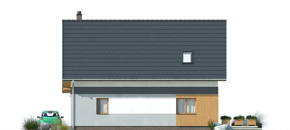 Elewacja boczna lewa