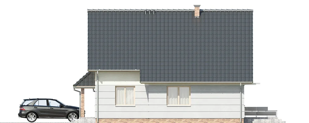 Elewacja boczna prawa