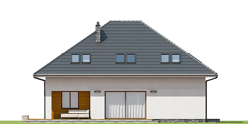 Elewacja boczna lewa