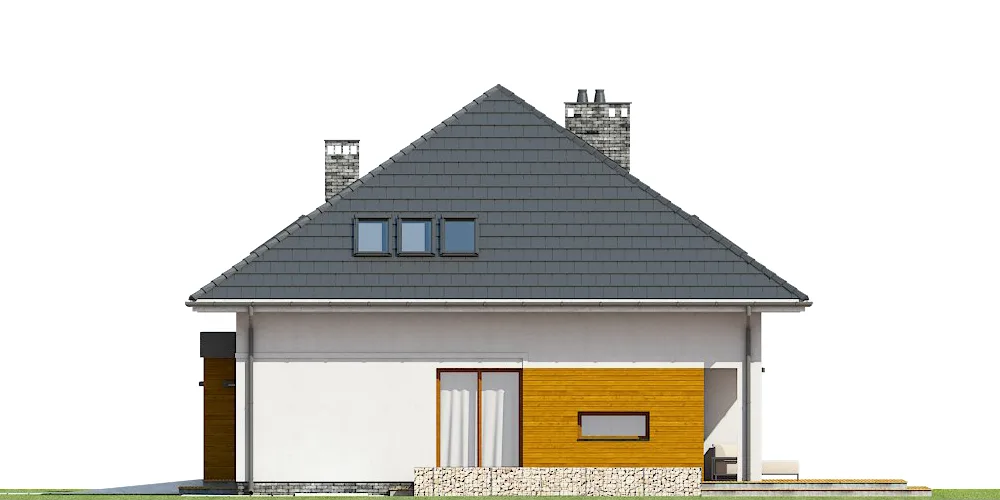 Elewacja boczna prawa