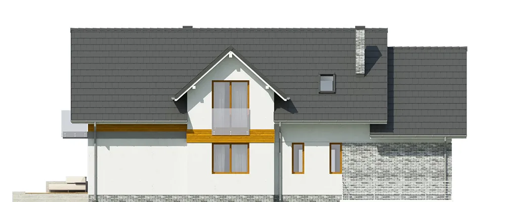 Elewacja boczna lewa