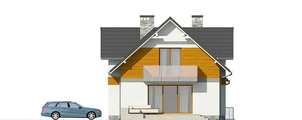 Elewacja boczna prawa