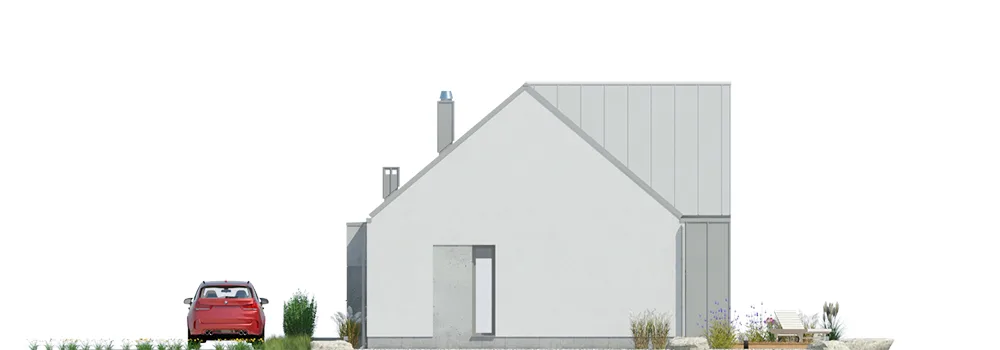 Elewacja boczna lewa