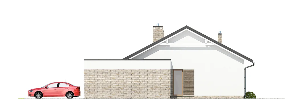 Elewacja boczna prawa