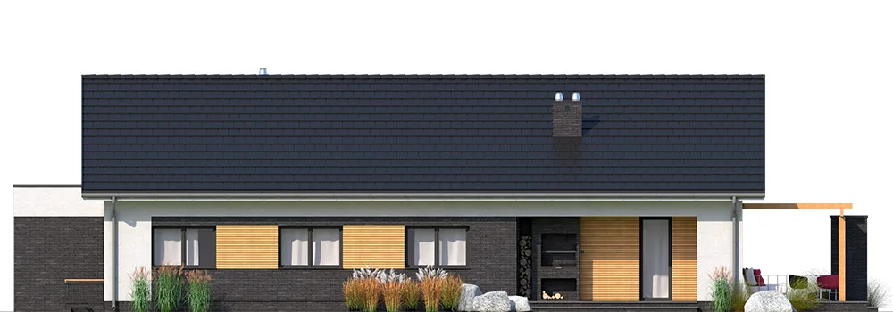 Elewacja boczna lewa