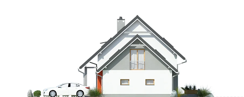 Elewacja boczna prawa