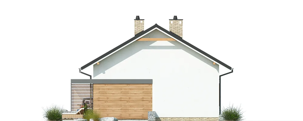 Elewacja boczna lewa