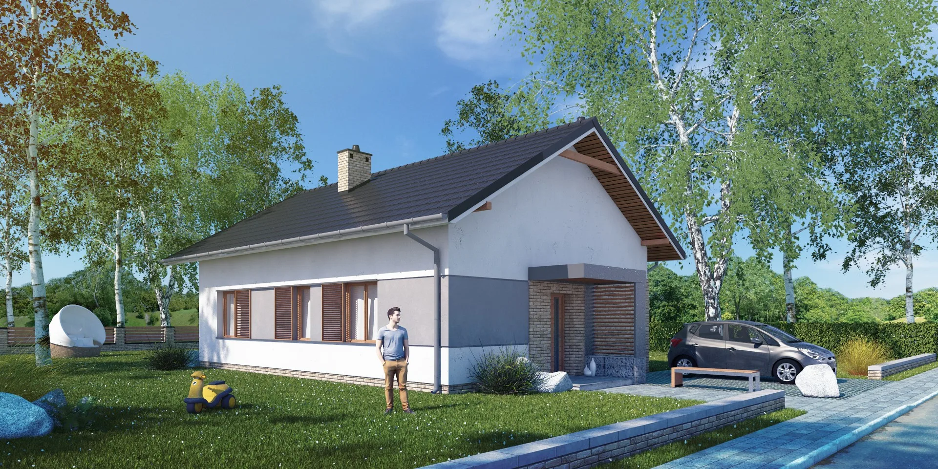 Wizualizacja projektu Humilis I - zdjęcie 2