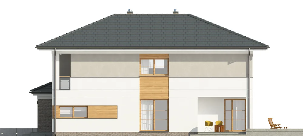 Elewacja boczna prawa