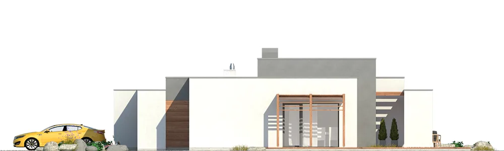 Elewacja boczna prawa