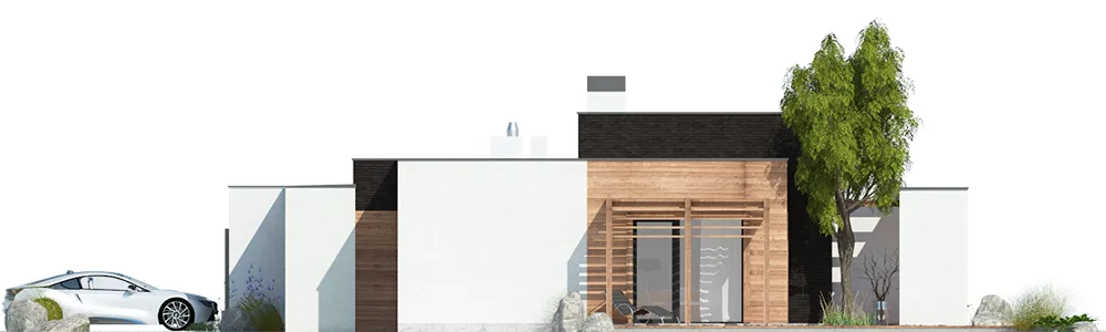 Elewacja boczna prawa