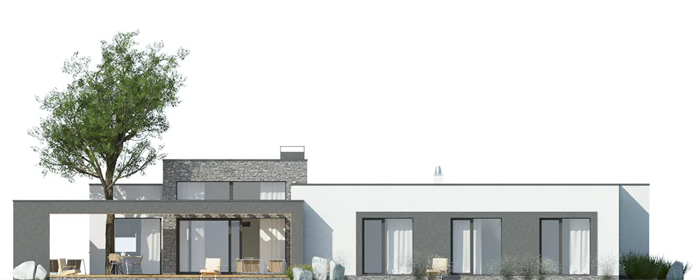 Elewacja boczna lewa