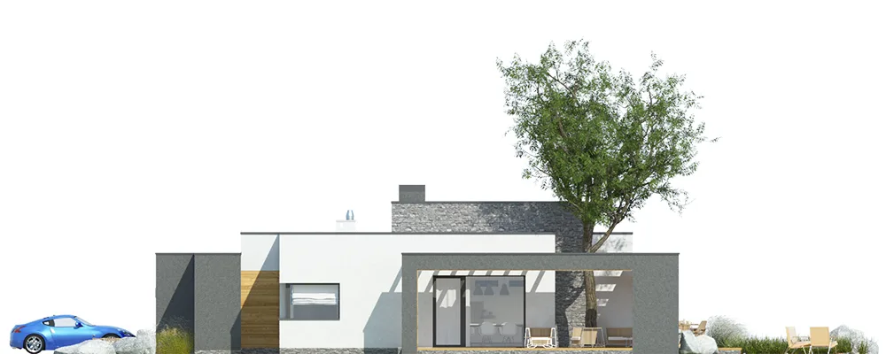 Elewacja boczna prawa