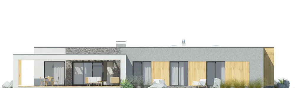 Elewacja boczna lewa