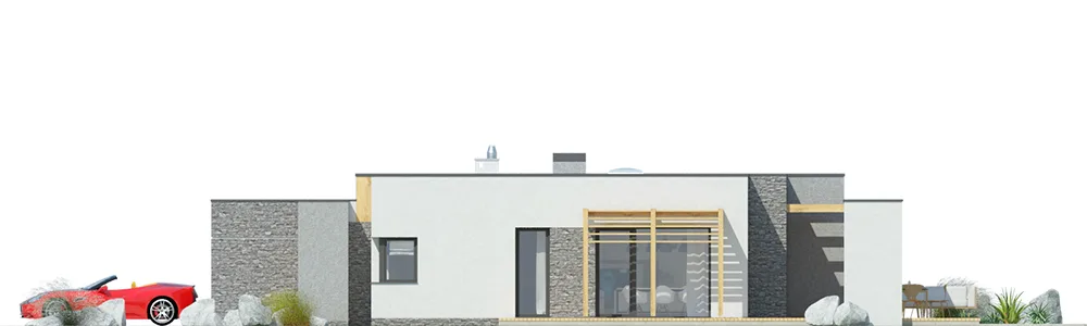 Elewacja boczna prawa