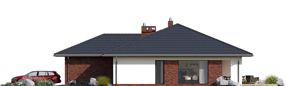 Elewacja boczna prawa